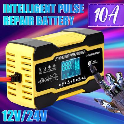 12V 24V 15A 7の段階の鉛酸蓄電池のための理性的な脈拍の充電器
